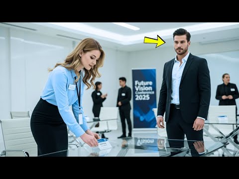 Видео: Скромный администратор исправил именную табличку на конференции — и ГЕНЕРАЛЬНЫЙ ДИРЕКТОР наблюдал…