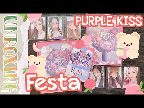 Видео: ~ Purple Kiss - Festa 🌺 | Распаковка ~