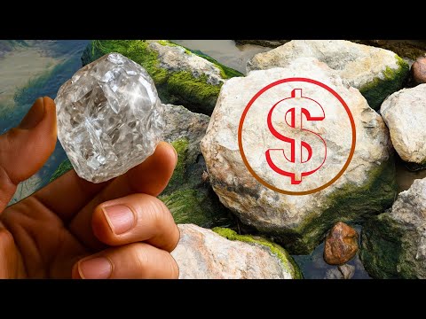Видео: Если ваш камень поведет себя в воде таким образом, он может стоить миллионы!
