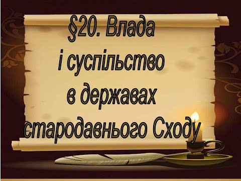 Видео: §20💻6 клас. Влада і суспільство в державах стародавнього Сходу . Презентація для вчителя