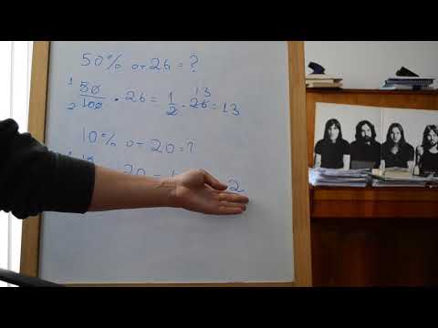 Видео: Проценти - намиране на процент от число. Тема за 5 клас, част 2