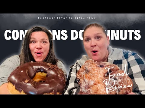 Видео: Пробуем знаменитые пончики Congdon's в Уэллсе, штат Мэн (обзор еды) – любимое место на побережье ...