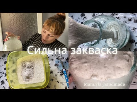 Видео: Секрети сильної закваски 😲//Як я доглядаю за хлібною закваскою 🥰 @mam.yla_handmade4384