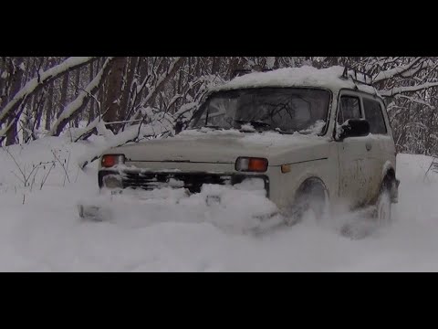 Видео: Пришла зима. Едем на зимний Наташкин водопад. Снежный тест резаной и стандартной Я 101.