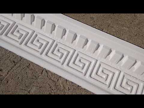 Видео: Покраска галтелей с помощью компрессора