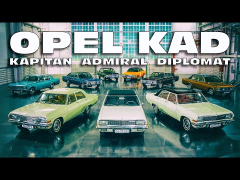Видео: Большая Тройка ОПЕЛЬ - Kapitan, Admiral, Diplomat (OPEL KAD)