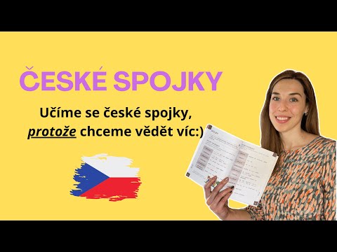 Видео: České spojky. Чешские союзы. Čeština pro cizince