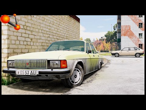 Видео: ЗАБРОШЕННАЯ Советская ВОЛГА! Восстановим? - BeamNg Drive