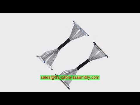 Видео: Завод кабельных жгутов I-PEX 20978-040T-01 Микро-коаксиальный кабель Кастомный CABLINE-CX II без кры