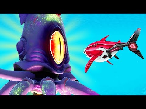 Видео: КРАКЕН ПРОТИВ АКУЛЫ РОБОТА, ОБНОВЛЕНИЕ | Hungry Shark World