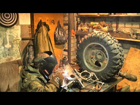 Видео: Проект "Фунтик" / 9 серия / Продолжаю работы с передней балкой ЛуАЗ