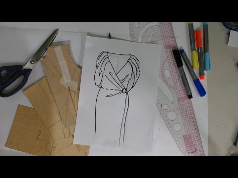 Видео: Моделирование платья Прада. Modelaje vestido Prada.