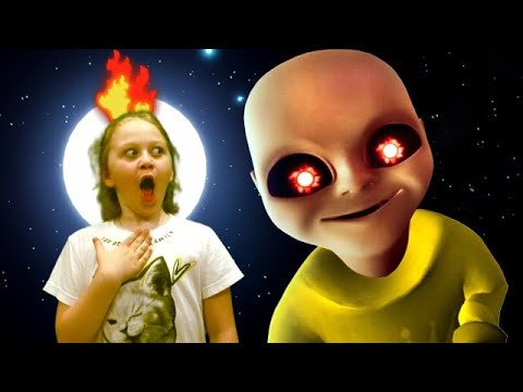 Видео: Обновление ребенка в желтом! Малыш из ада стал монстром! Baby In Yellow gameplay.