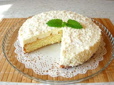 Видео: ТОРТ «ПИНА КОЛАДА» на основе Бисквита и Нежного Суфле