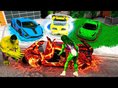 Видео: ХАЛК ОТБАСЫ СЫЙҚЫРЛЫ КӨЛІКТЕР ТАПТЫ (GTA V)