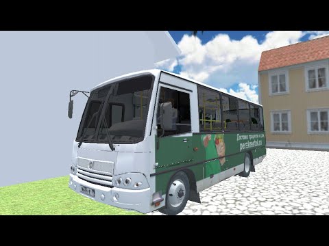 Видео: Proton bus simulator автобус ПАЗ 3204 по карте Zerniki