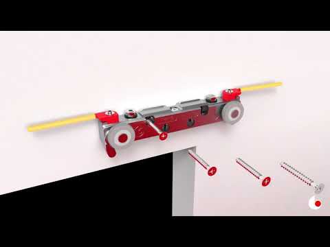 Видео: Скрытая раздвижная система Terno Scorevolli Magic 2 для межкомнатных дверей.