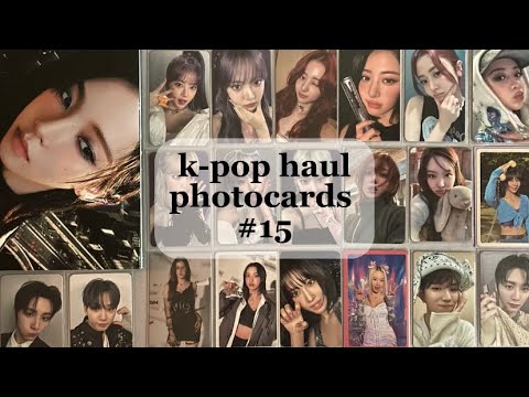 Видео: распаковка карт twice, le sserafim, aespa, boynextdoor ☔️