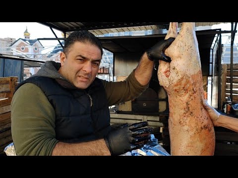 Видео: Барашек в помпейской печи Кафе Клуб Ресторан Арсена Дали творческая мастерская!!!