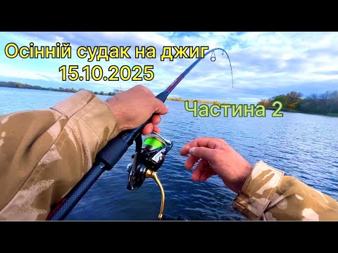 Видео: Осінній Судак на джиг 🇺🇦🎣 #рибалка #осіннійджиг #джигнаДніпрі #рибалканадніпрі #спінінг #судак 