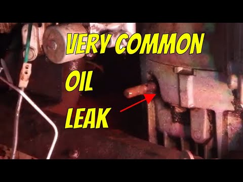 Видео: Ремонт утечки масла Kawasaki FH641V, часть 2, уплотнение вала регулятора