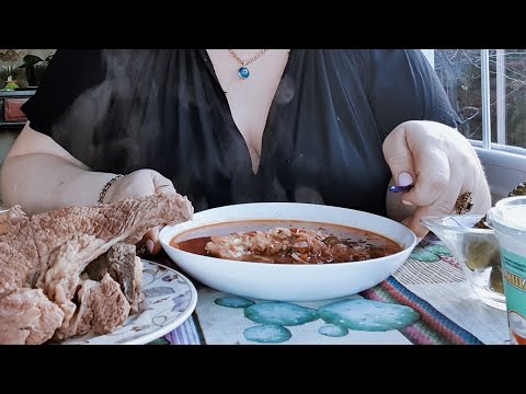 Видео: MUKBANG 🍽ДОМАШНИЙ БОРЩ😄&MUKBANG HOMEMADE BORSCHT&SOUP MUKBANG #неасмр#мукбанг #борщ 😎