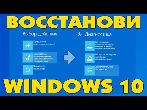 Видео: Выбор действия и ВСЕ ВИДЫ ВОССТАНОВЛЕНИЯ СИСТЕМЫ Windows 10