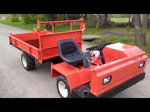 Видео: Мини самосвал повышенной проходимости Kawashima GX-13 4 WD