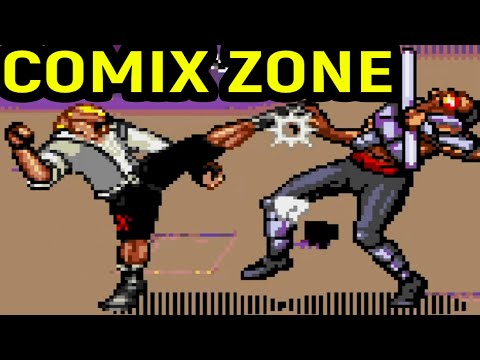 Видео: Улучшил звук и полное прохождение Comix Zone / Комикс Зон