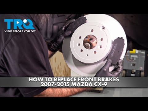 Видео: Как заменить передние тормоза на Mazda CX-9 2007-2015 годов