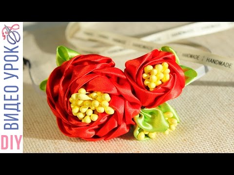 Видео: Ободок КАНЗАШИ "Дыхание весны" / Kulikova Anastasia
