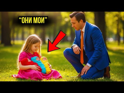 Видео: «Они мои!» — сказал миллионер бедной девочке, нашедшей тройняшек в парке...
