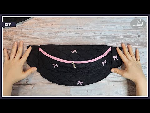 Видео: Легко сделать💐 Сделать слинг-сумку, поясную сумку несложно.