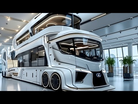 Видео: Lexus Luxury Motorhome RV 2026 Новый Роскошный Дом на Колёсах Будущего Дальность Цена США