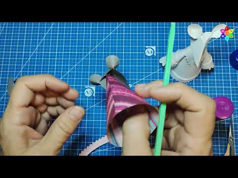 Видео: Занятие для группы 1.1. по теме "Бумагопластика". "Мышонок".  Часть 2. Клименко. О.А.