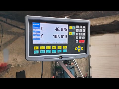 Видео: УЦИ на мой токарный станок CJM 360-750