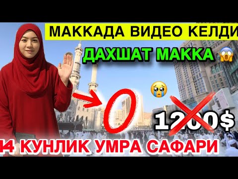 Видео: ХУШ ХАБАР  УМРА ЗИЁРАТИ НАРХИ 2025 БУГУНГИ НАРХЛАР 💯 УМРА НАРХИ 2025 УМРА САФАРИ UMRA NARXI 2025