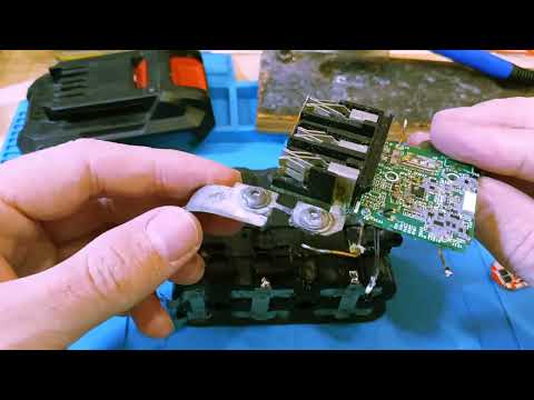 Видео: В аккумулятор шуруповерта Erbauer не подошла плата БМС 25 А