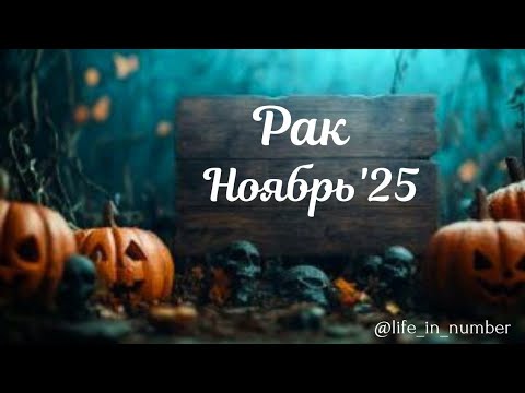 Видео: РАК ♋️ НОЯБРЬ 2025