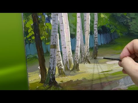 Видео: Живопись маслом: ловлю отражение света. | Oil painting: catch reflection shine.