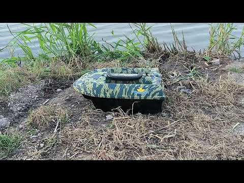 Видео: Тест прикормочный кораблик BearCreeks V1 ipilot50