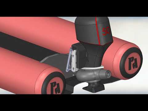 Видео: Регулируемый транец с  аварийной откидкой