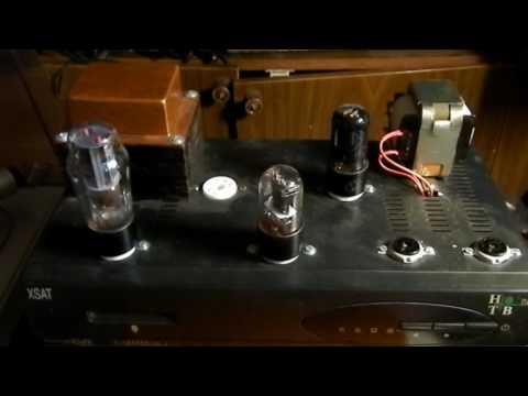 Видео: Ламповый усилитель,первый запуск 6н9с 6п6с+ кенотрон.