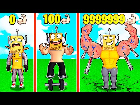 Видео: Я СТАНОВЛЮСЬ СИЛЬНЕЕ КАЖДУЮ СЕКУНДУ ДО БЕСКОНЕЧНОСТИ ЧЕЛЛЕНДЖ НУБ И ПРО ВИДЕО ROBLOX