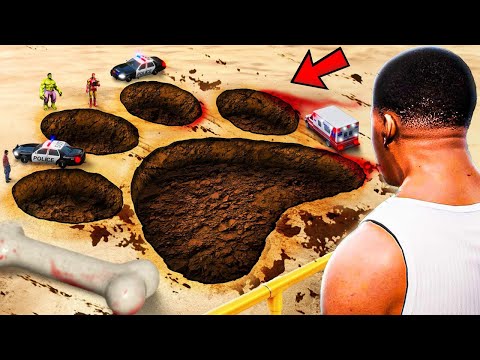 Видео: ҚАЛАДА ҚҰПИЯ МОНСТРДЫҢ ІЗІ ТАБЫЛДЫ (GTA V)