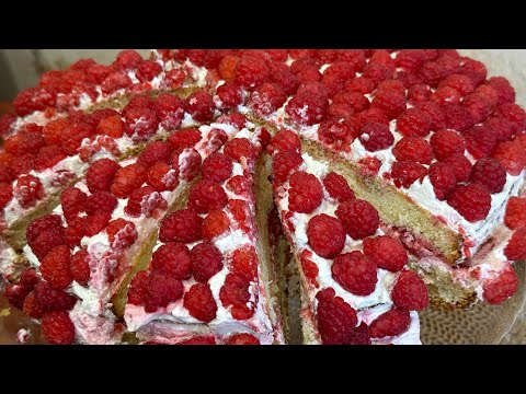 Видео: Ազնվամորիով այս տորթը շատ հեշտ է թխելը, արագ է և համեղ/ #Малиновый торт с  начинкой/ #Մալինայովտորթ