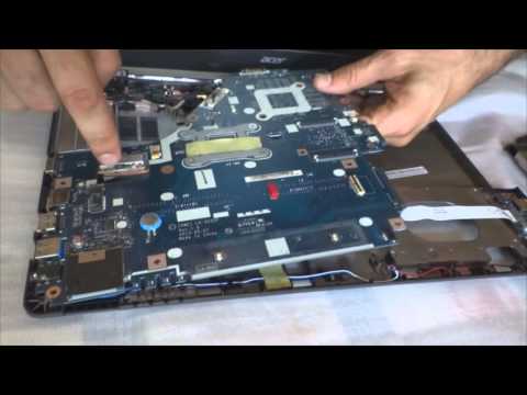 Видео: Разборка ноутбука Acer ASPIRE E1-570