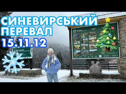 Видео: СИНЕВИРСЬКИЙ ПЕРЕВАЛ🌲ЗАСНІЖИЛО❄️ДОРОГОЮ ДО ОЗЕРА «МОРСЬКЕ ОКО» 15.11.2024