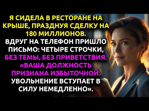 Видео: Меня УВОЛИЛИ по email посреди сделки на $180 МИЛЛИОНОВ.