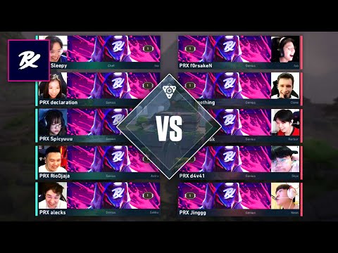 Видео: PRX Staff против PRX Pros! Поножовщина продолжается...